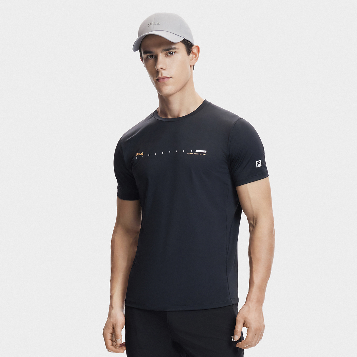 Men's off-court fitness cool quick drying short sleeve T-shirt