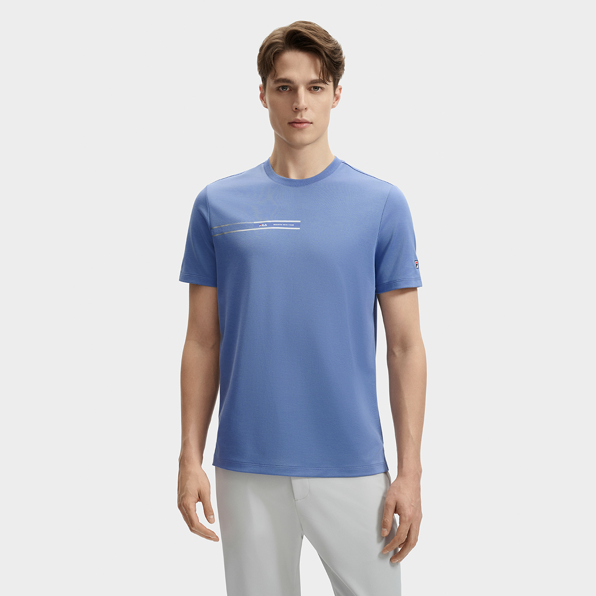 Men's classic business short sleeve T-shirt