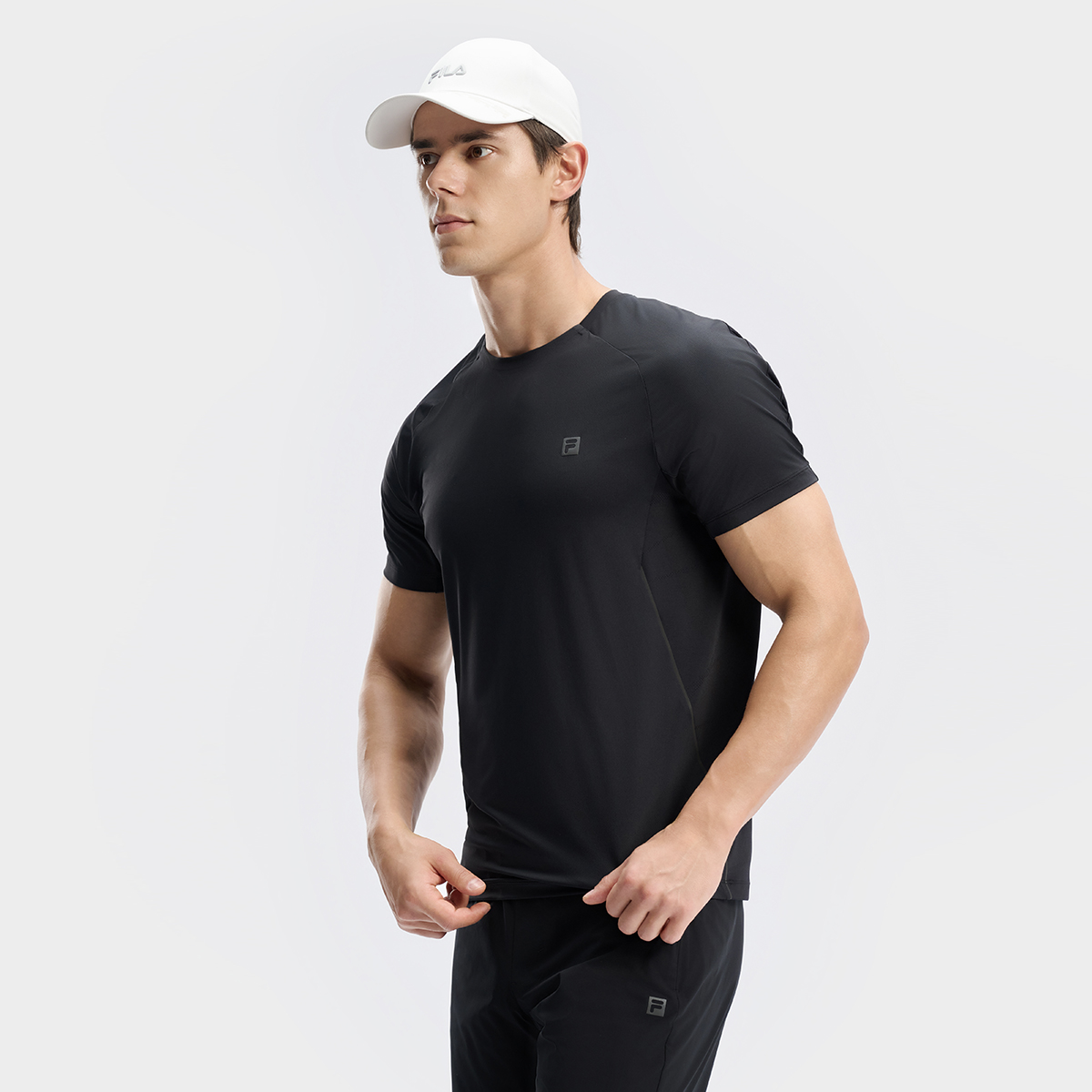Men's off-court fitness dry short sleeve T-shirt