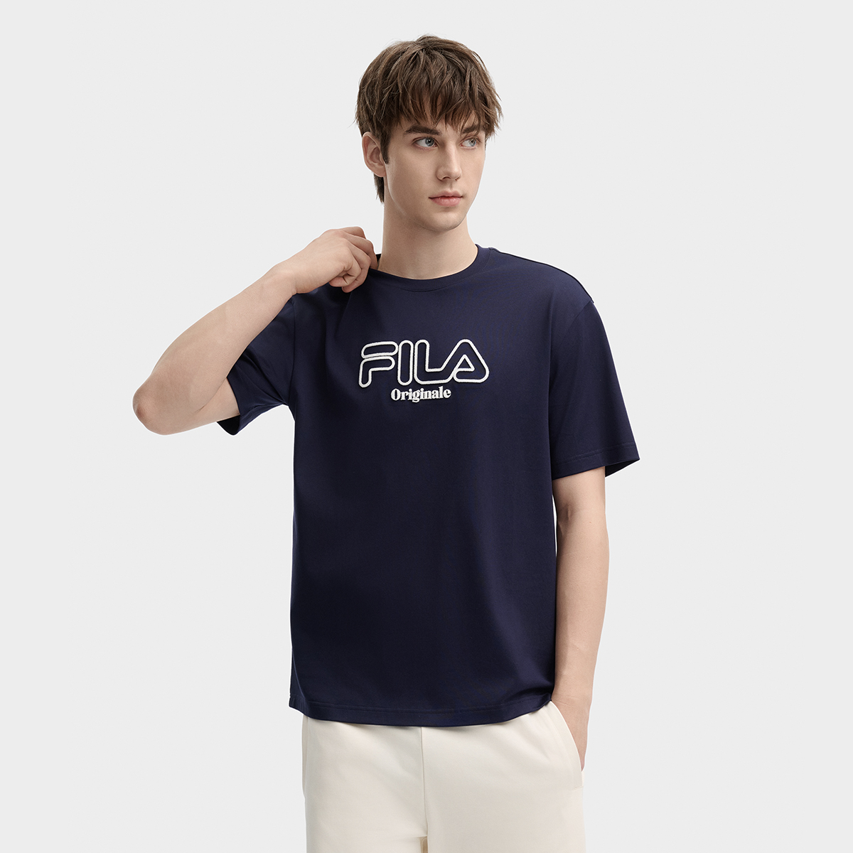 Men's fashion casual cool comfortable short-sleeved T-shirt