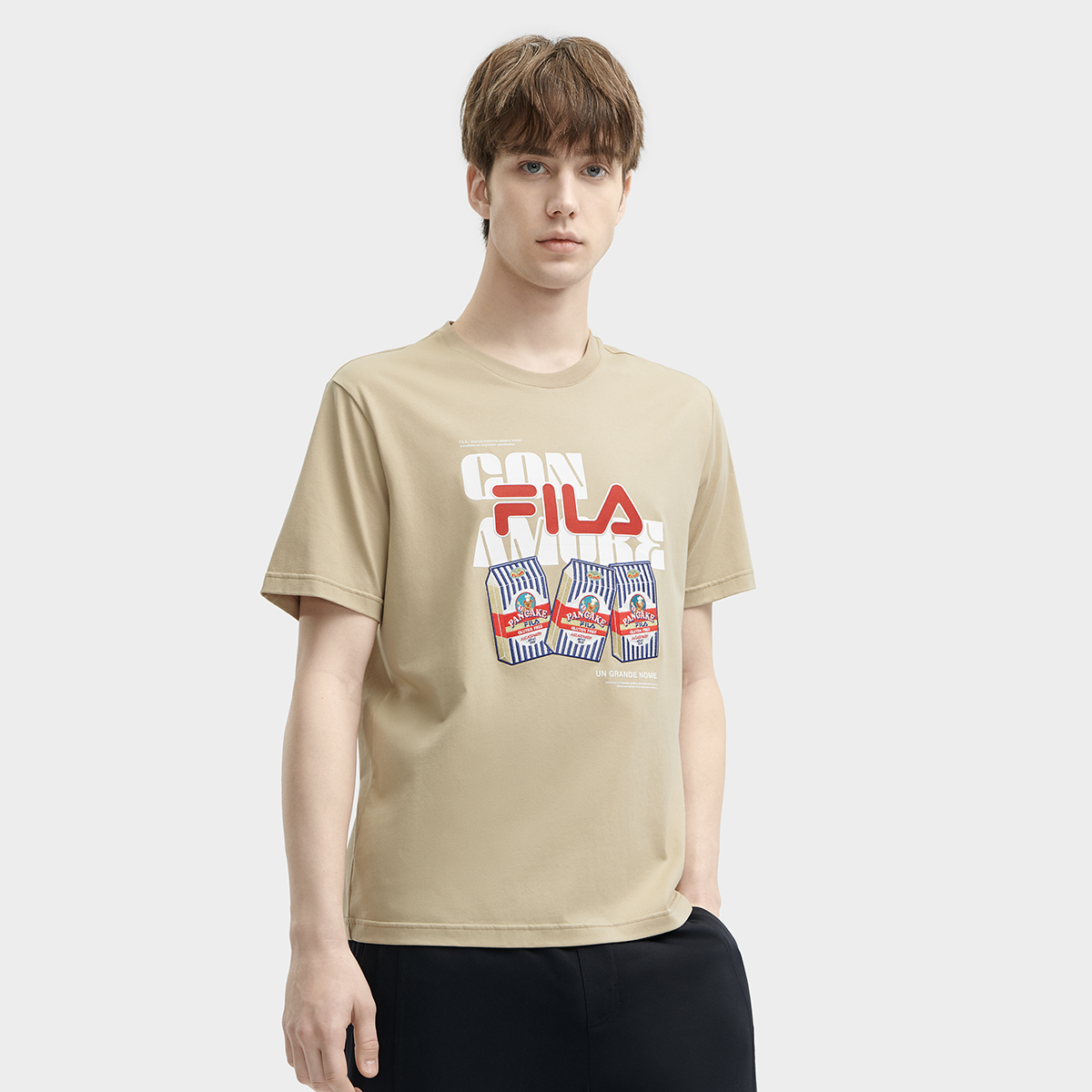 Men's fashion casual short-sleeved T-shirt