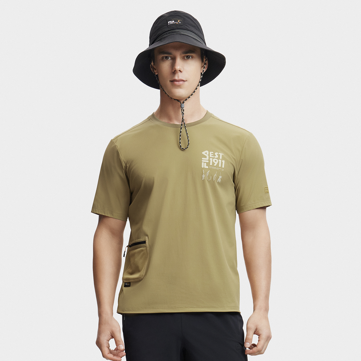 Men's professional sports loose short sleeve T-shirt