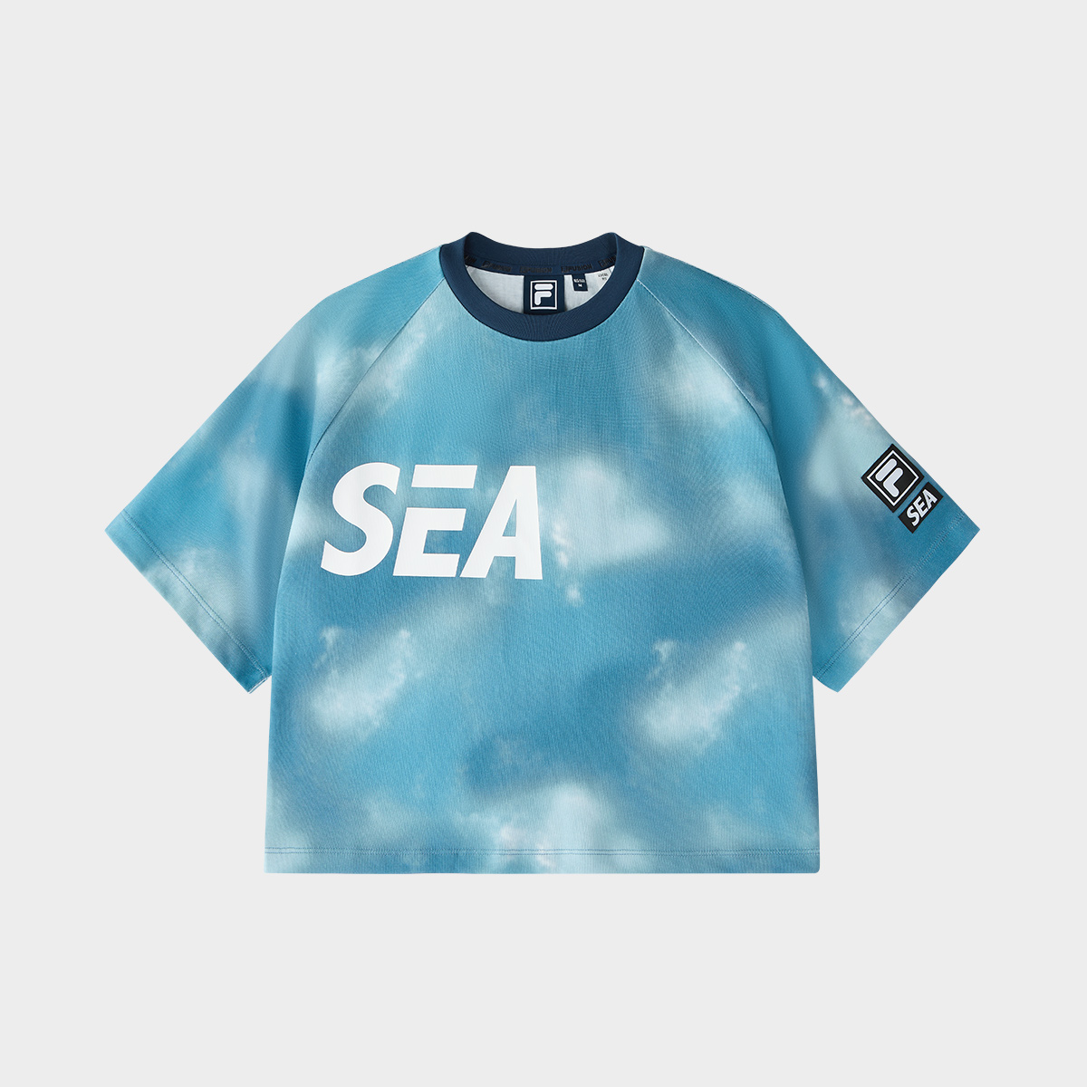 FILA X WIND AND SEA Women's Trend Sports loose short sleeve T-shirt