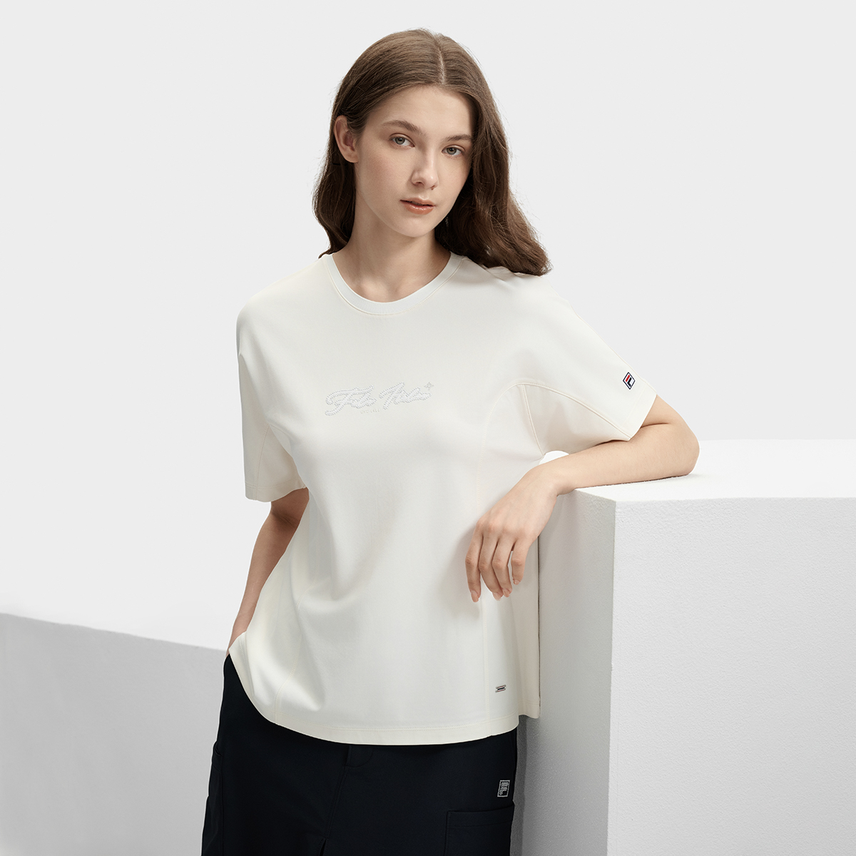 Women's classic business loose short sleeve T-shirt