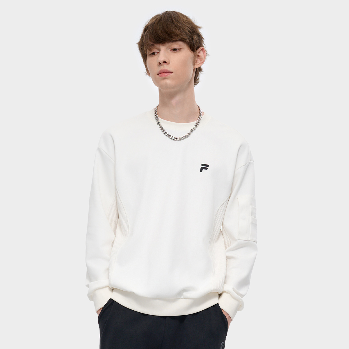 Men's trend sports loose pullover hoodie