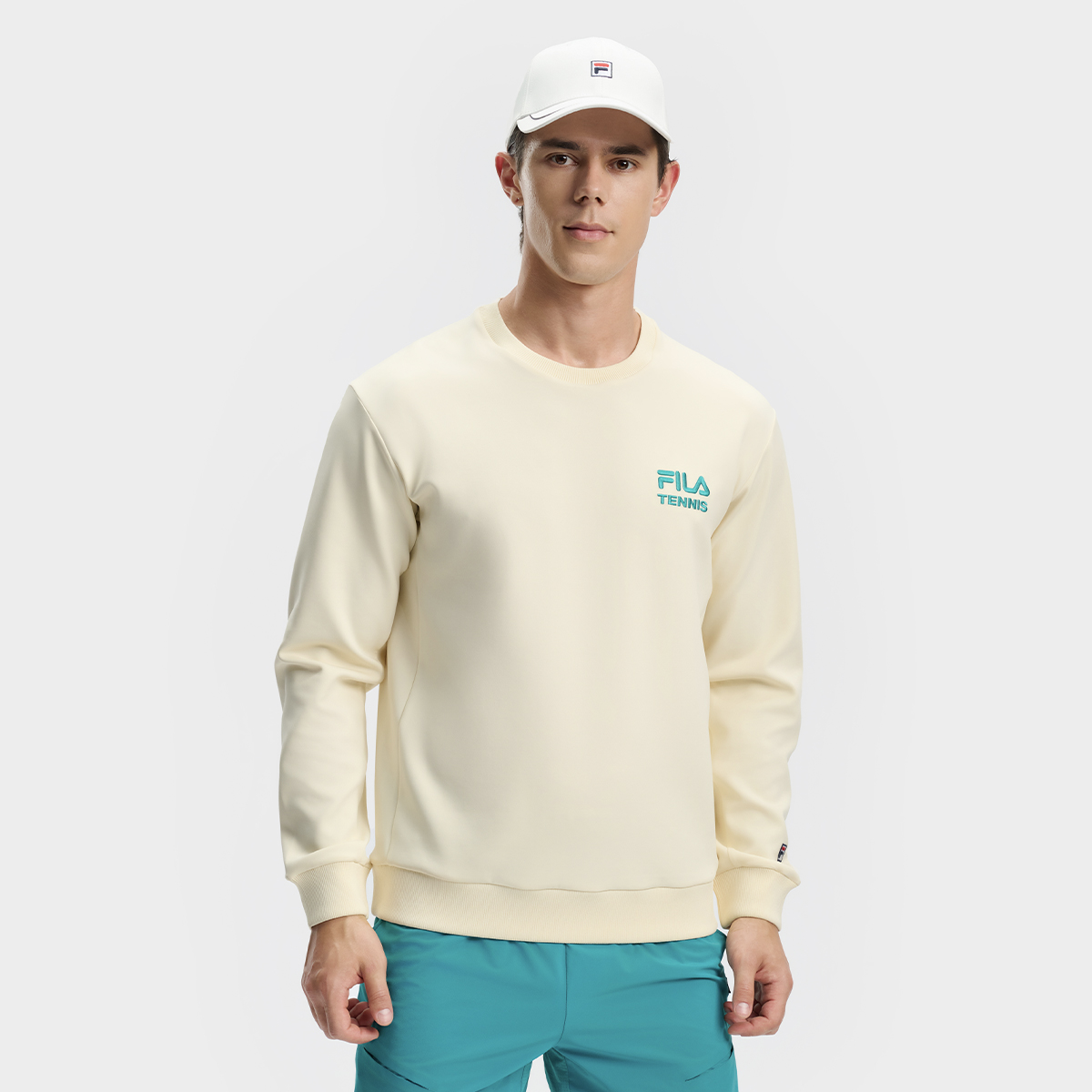 Men's loose off-court tennis hoodie