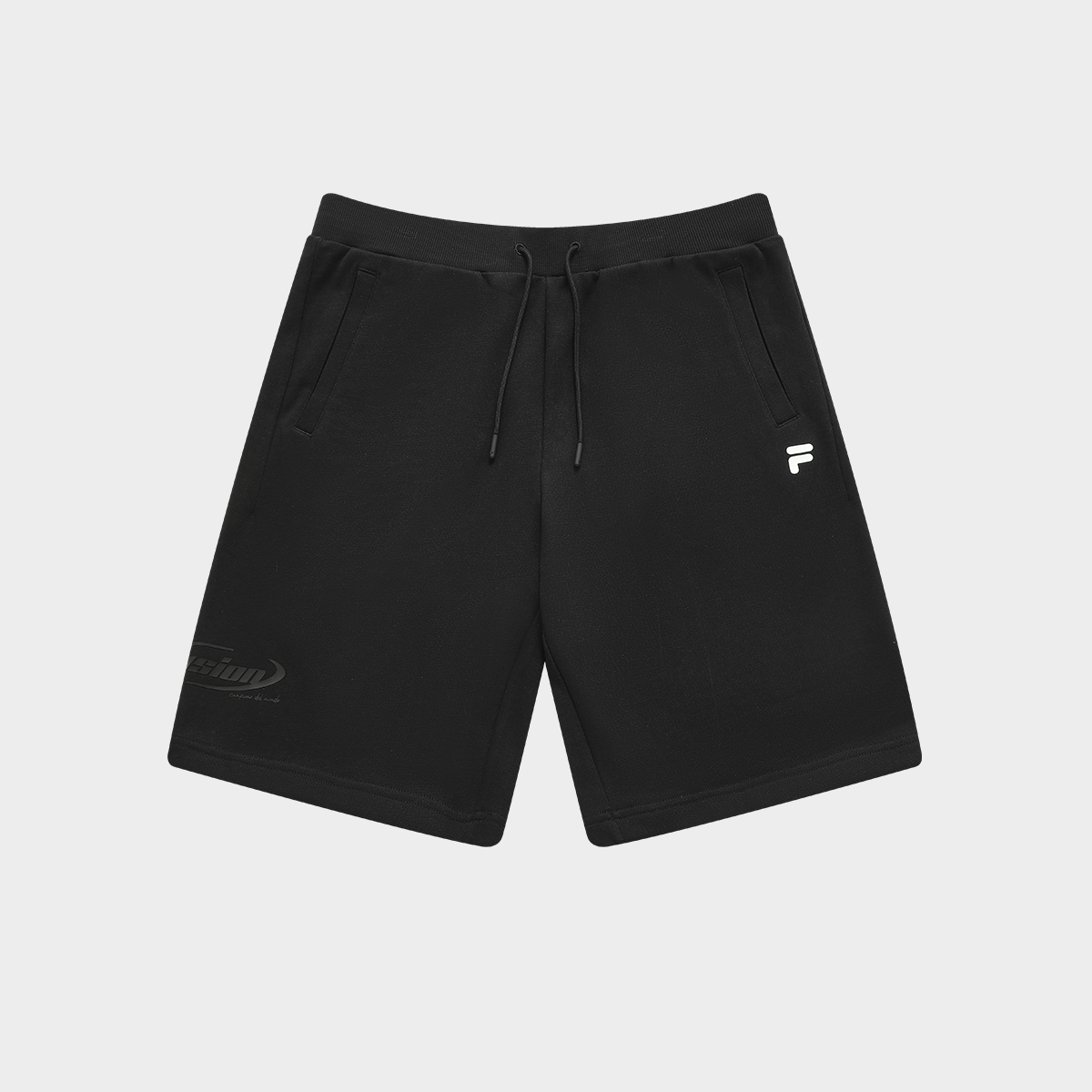 Men's trend sports loose knit quarter pants