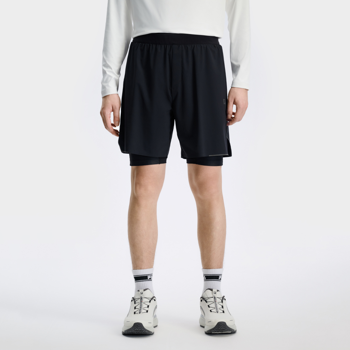 Men's off-court fitness woven quarter pants