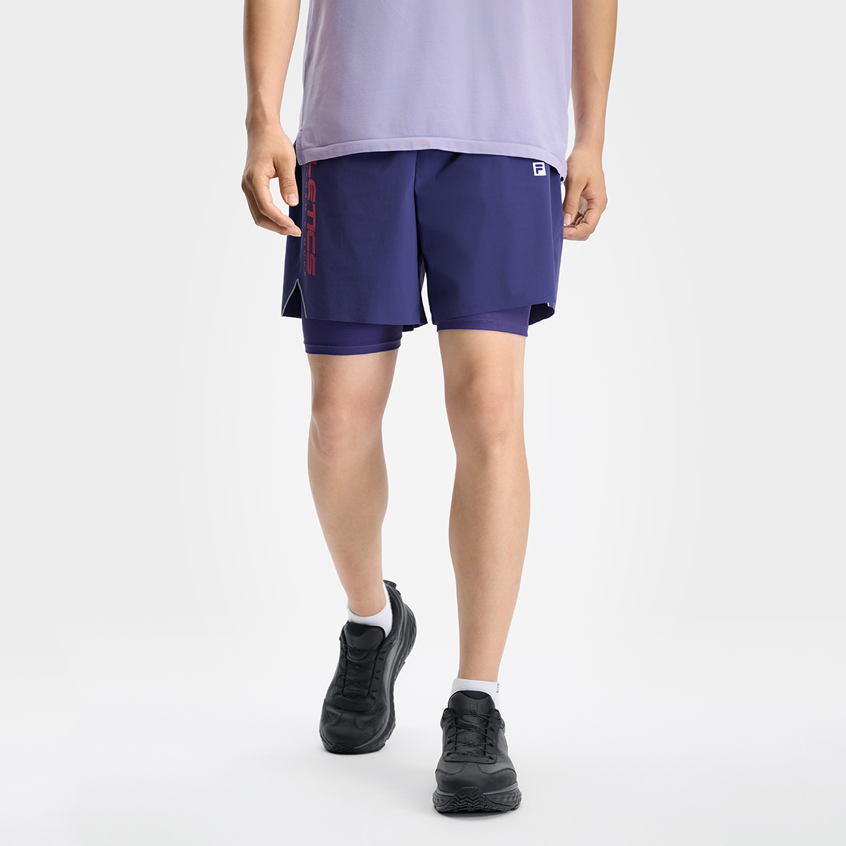 Men's off-court fitness woven quarter pants