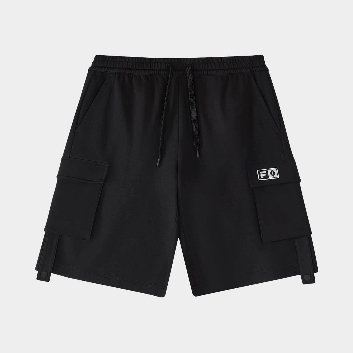 FILA X PIGALLE men's trend sports loose cargo knitted quarter pants