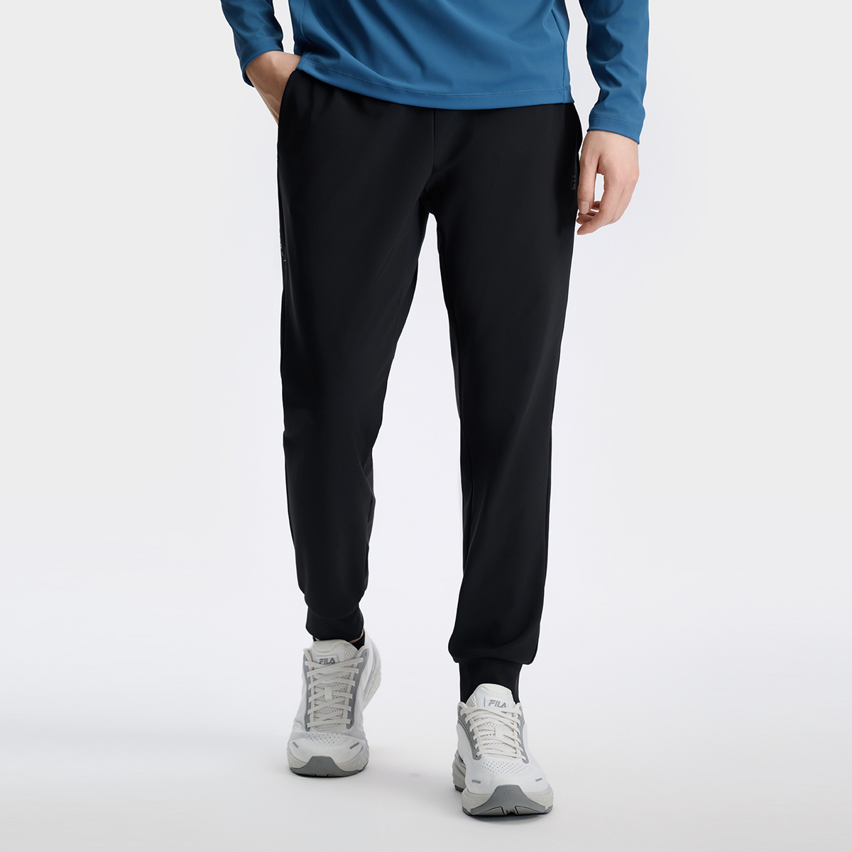 Men's off-court fitness closed knit pants