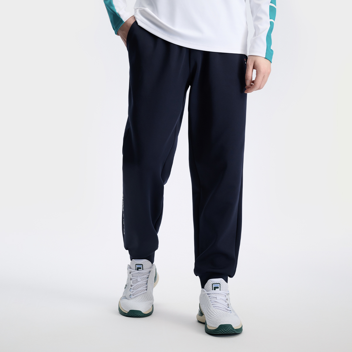 Men's tennis closed knit pants