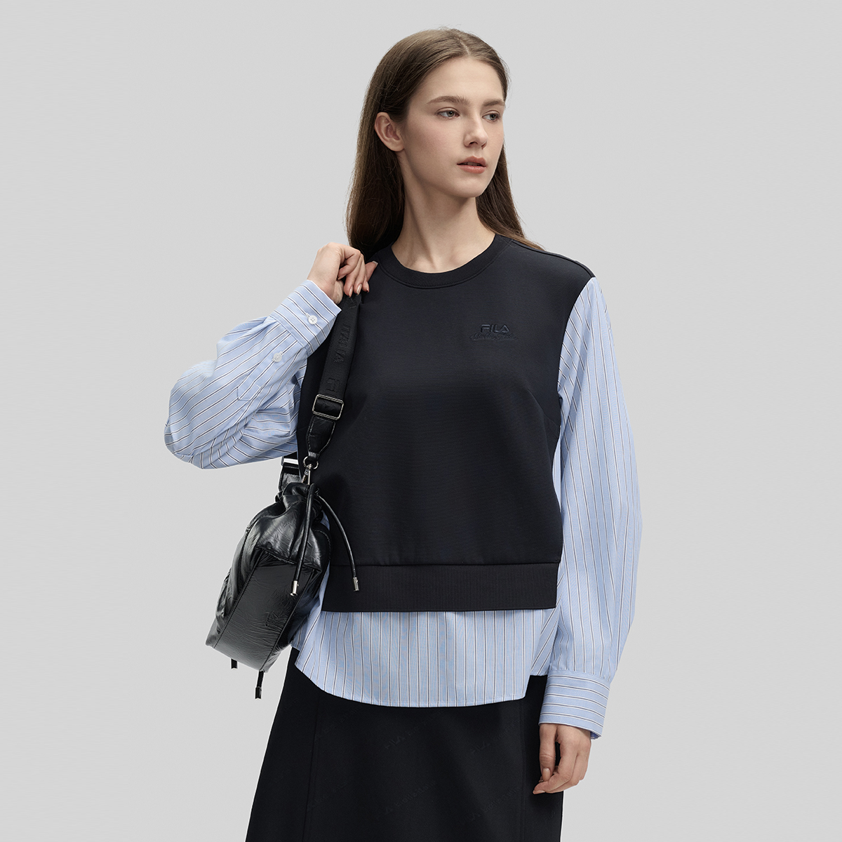 FILA EMERALD women's fashion casual comfortable pullover hoodie