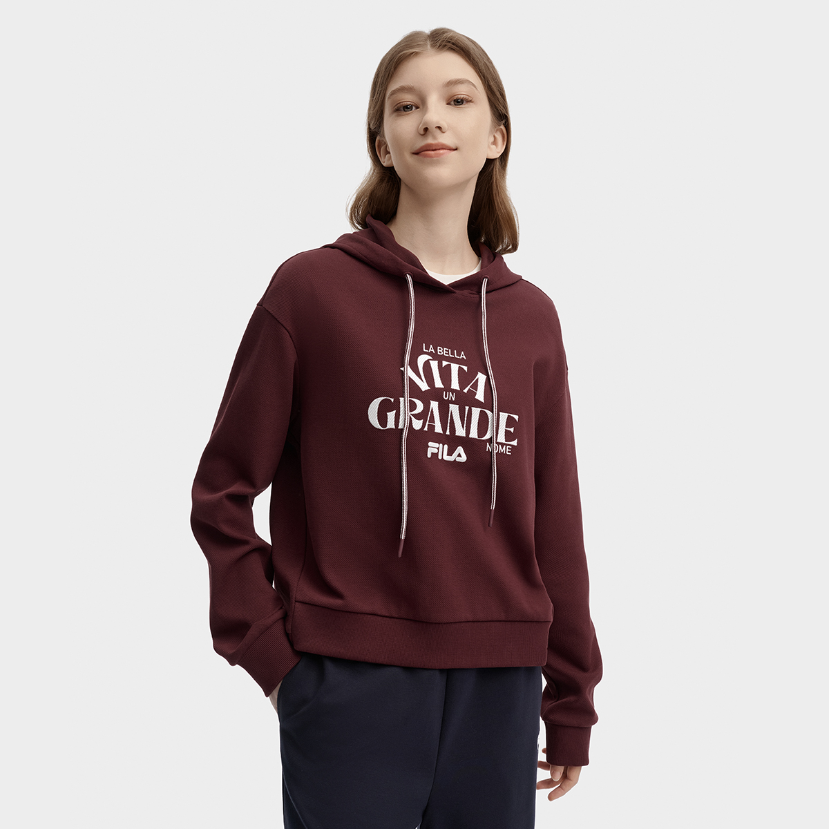 Women's fashion casual loose hoodie